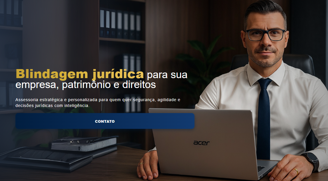Capa do projeto Andrade e Vieira Advocacia